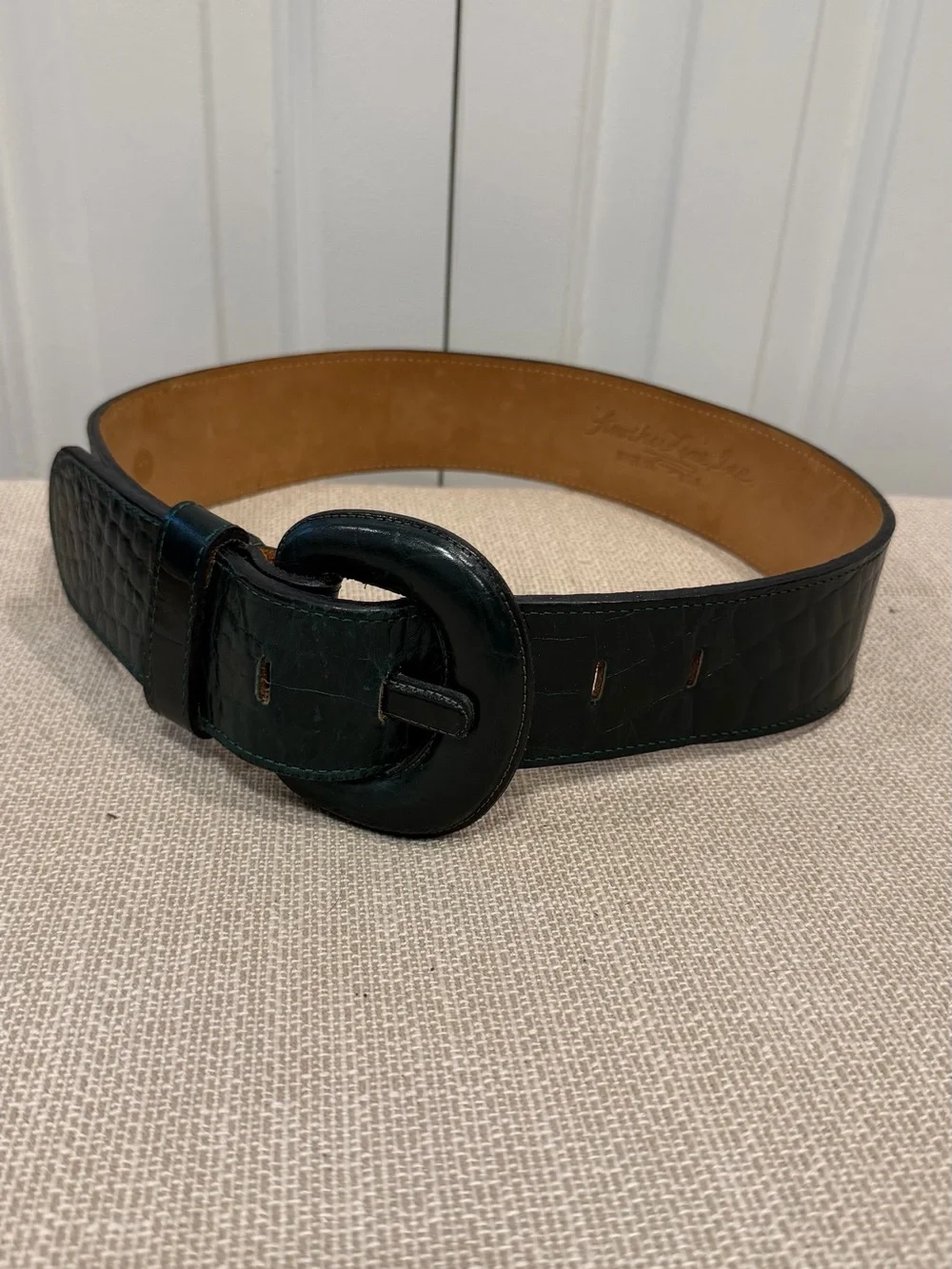 Vintage Another Line Green Belt Made In USA Size S Women’s